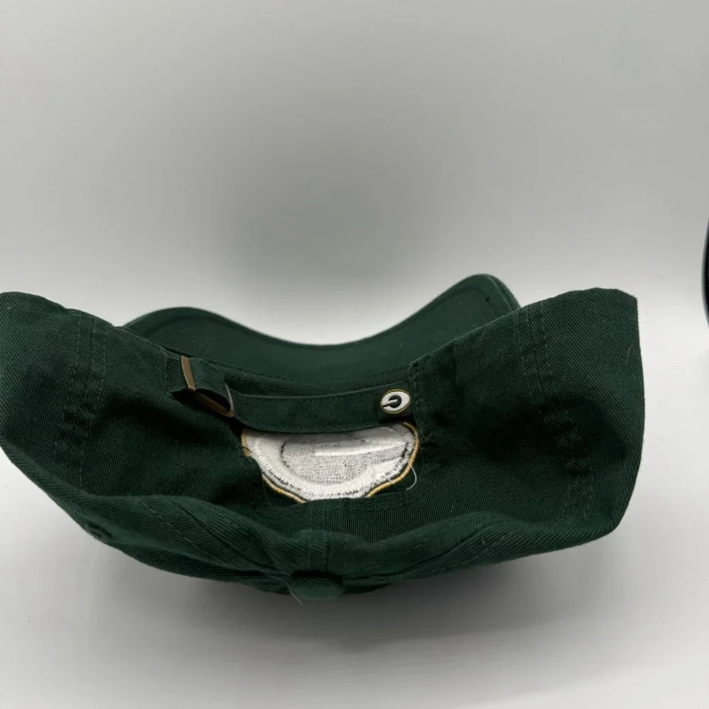 Green Bay Packers NFL Team Apparel Strapback Hat Green Gold Vintage Dad Cap